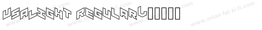 USALight Regular字体转换